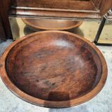 Large wooden salad bowl