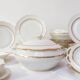 Limoges porcelain dinner service by Chapus Frères 40 pieces