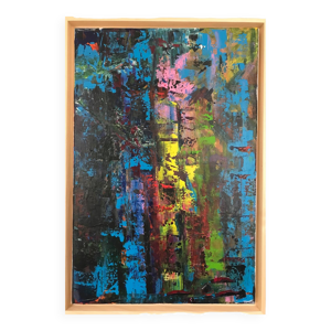 Composition abstraite. - toile