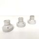 Set of 3 white porcelain sconces