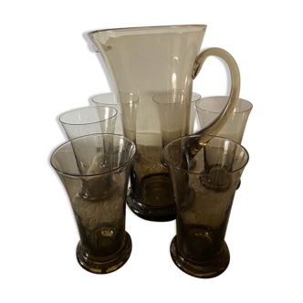 Service à orangeade seventies