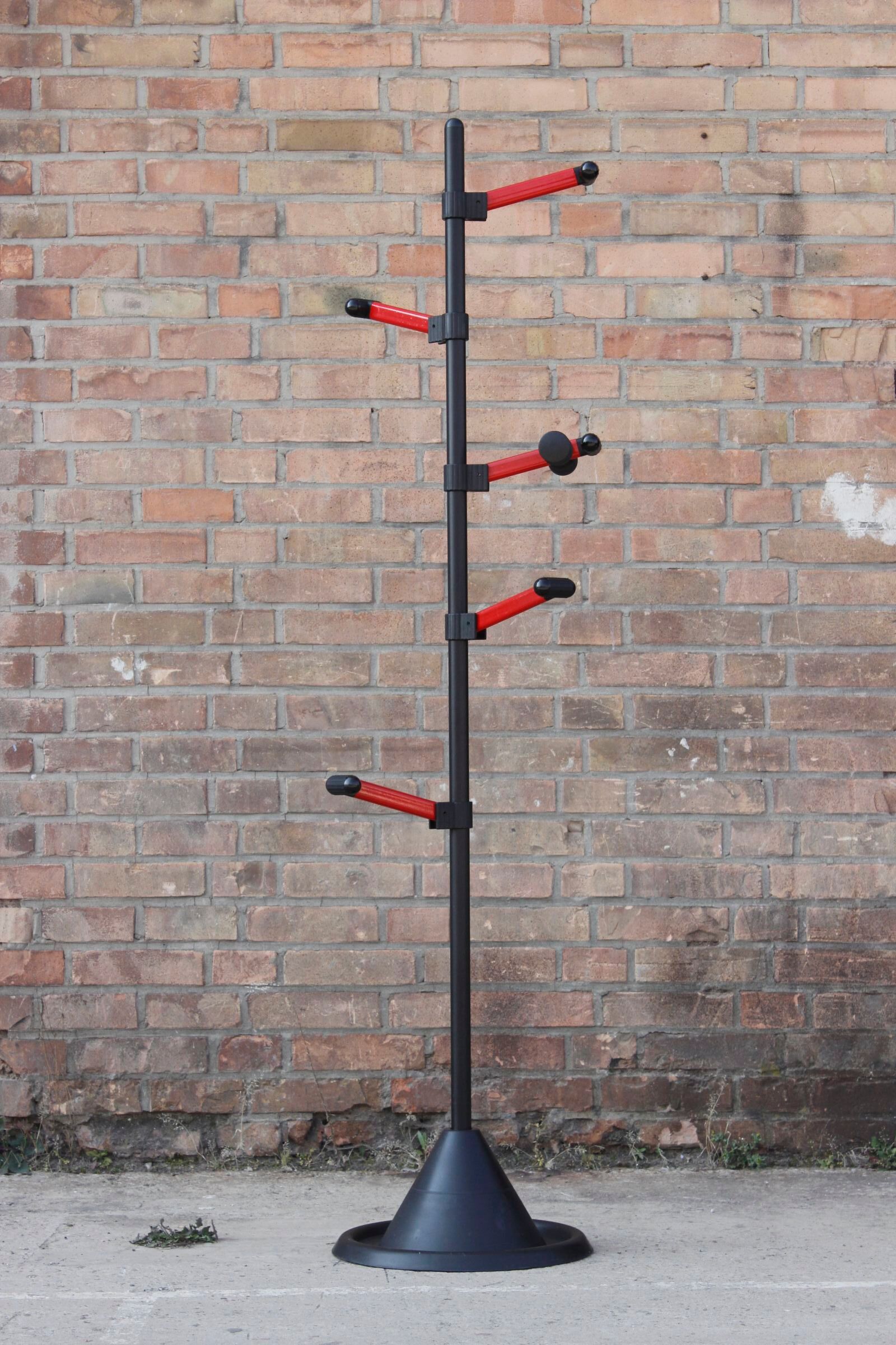 Porte manteau à patères modulables post moderne, 1980s