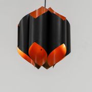 Sculptural pendant light by Bent Karlby for Lyfa