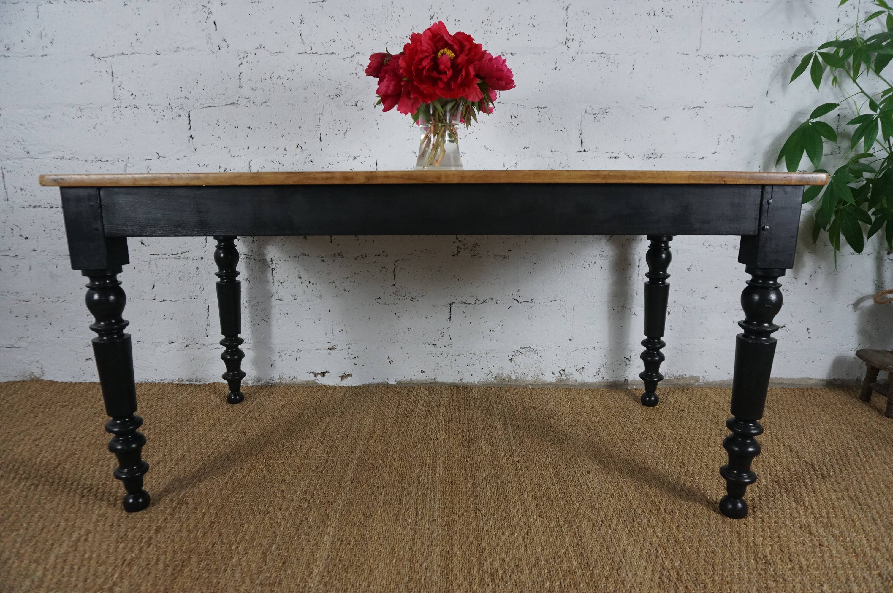 Farm table or bistro style Louis Philippe refurbished.