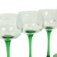 Lot de 10 verres à vin d'Alsace Vintage Luminarc Base Verte