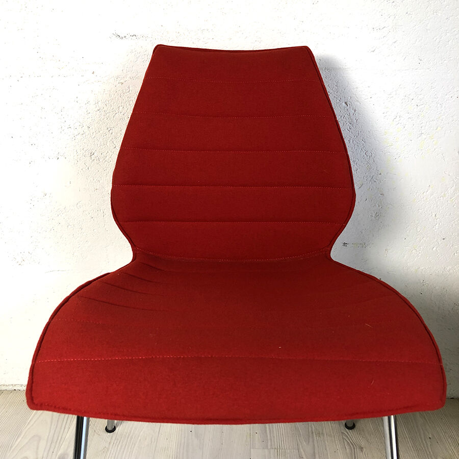 Red "Maui Soft" chair by Kartell