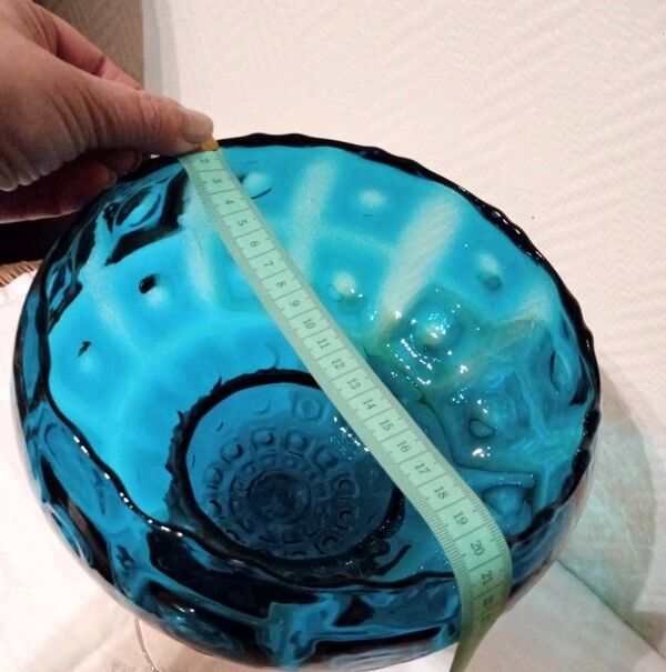 Coupe à fruits Bonbonnière rare cristal et verre