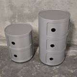 Set of 2 Componibili storage units Kartell – Anna Castelli Ferrieri