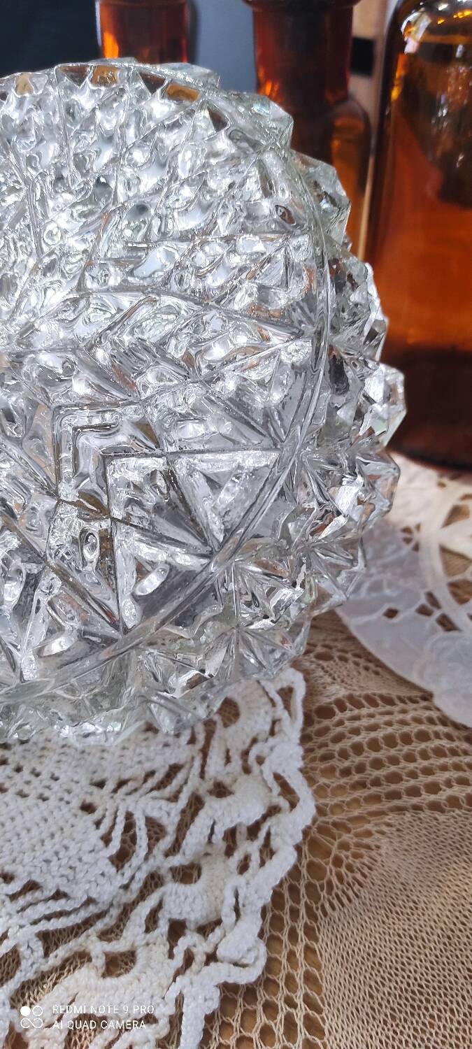 Wall light, ceiling light vintage glass
