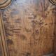 Large buffet in Louis XV style, solid oak & burl, with wrought iron hardware from the 16th century.