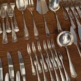 Cutlery 168 pieces silver metal Saint Médard Louis XV style