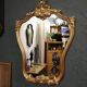 Miroir rococo doré