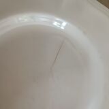 Set of 8 Sarreguemines ivory plates