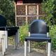 Grey wash Thonet Flex stacking chairs – design classic by Gerd Lange