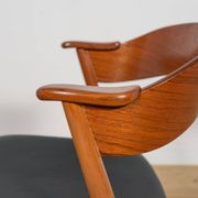 Chaises en teck danoises du milieu du siècle de Korup Stolefabrik, Danemark, 1960.