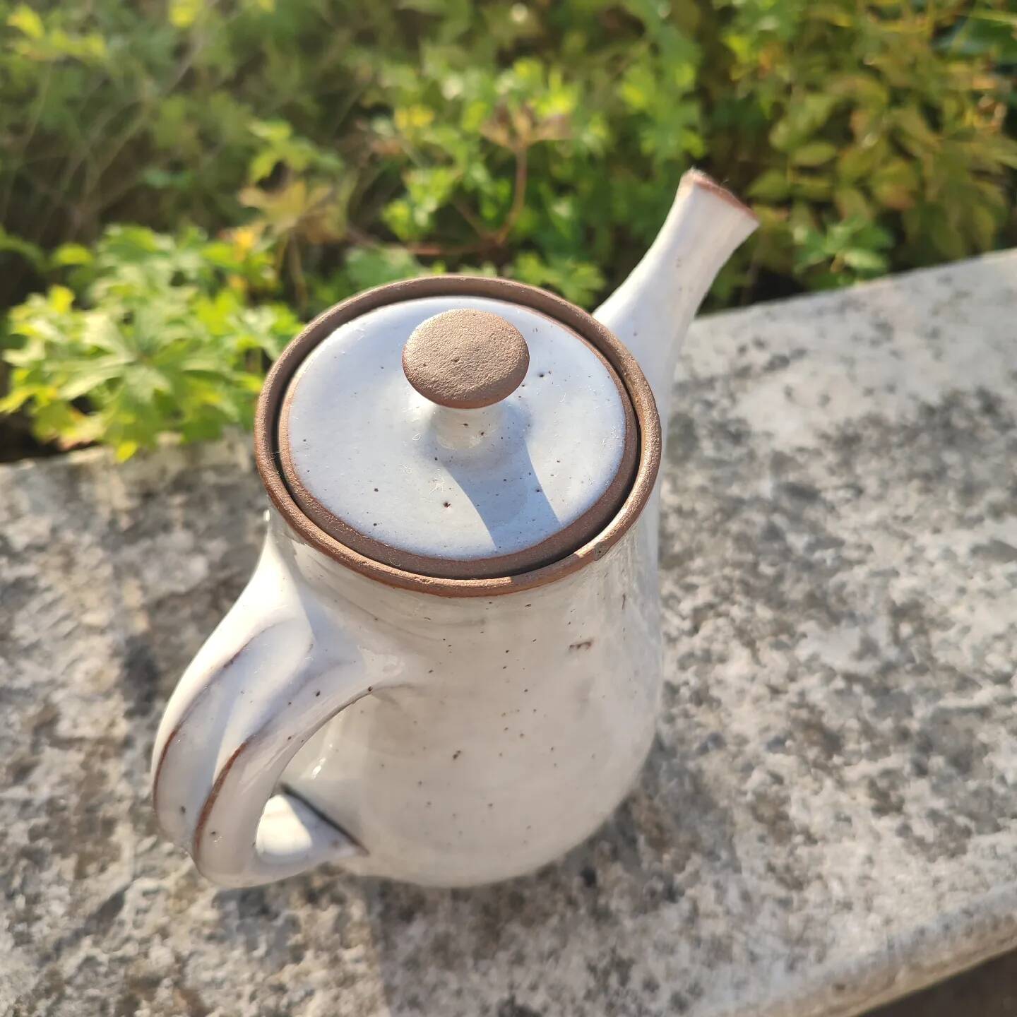 Roger Jacques teapot in Puisaye St Amand stoneware