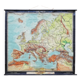 German School Map 1940-41 220x220cm