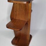 Art deco style solid wood bolster, 53 cm