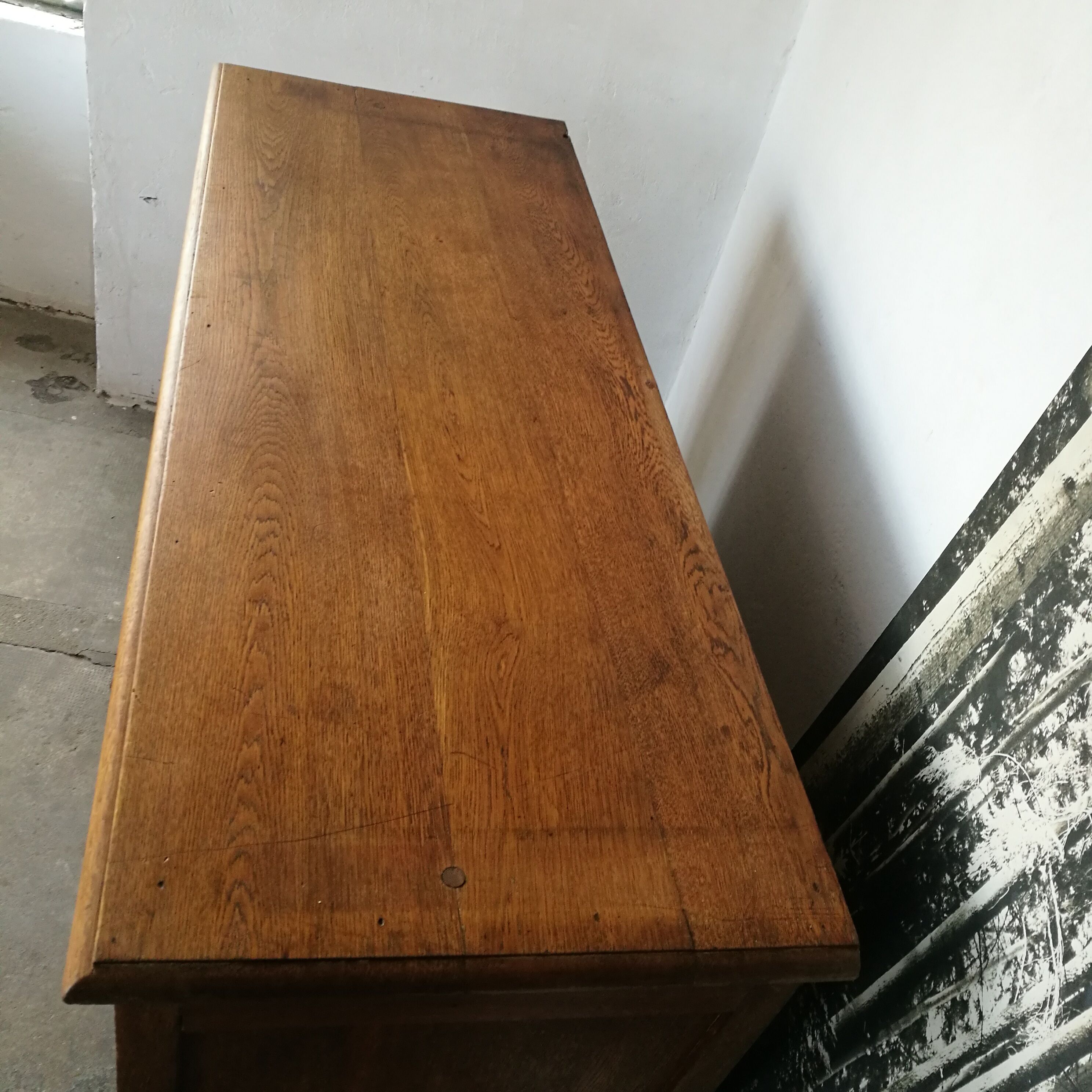 Louis Philippe solid oak buffet