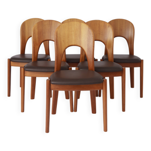 6 chaises vintage niels