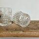 5 vintage whiskey glasses