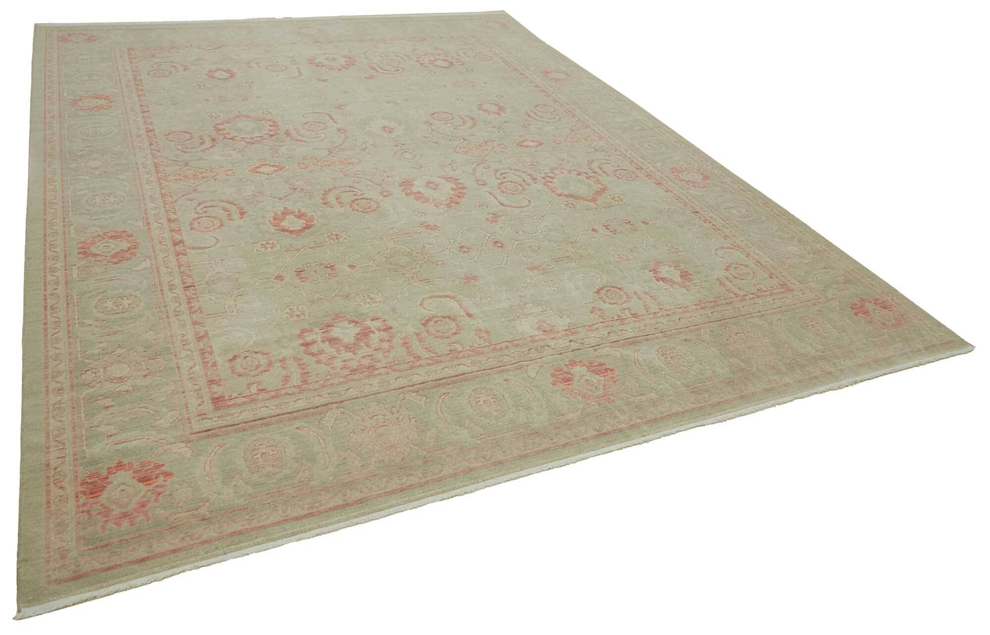 Tapis Oushak turc fait main 288 cm x 381 cm