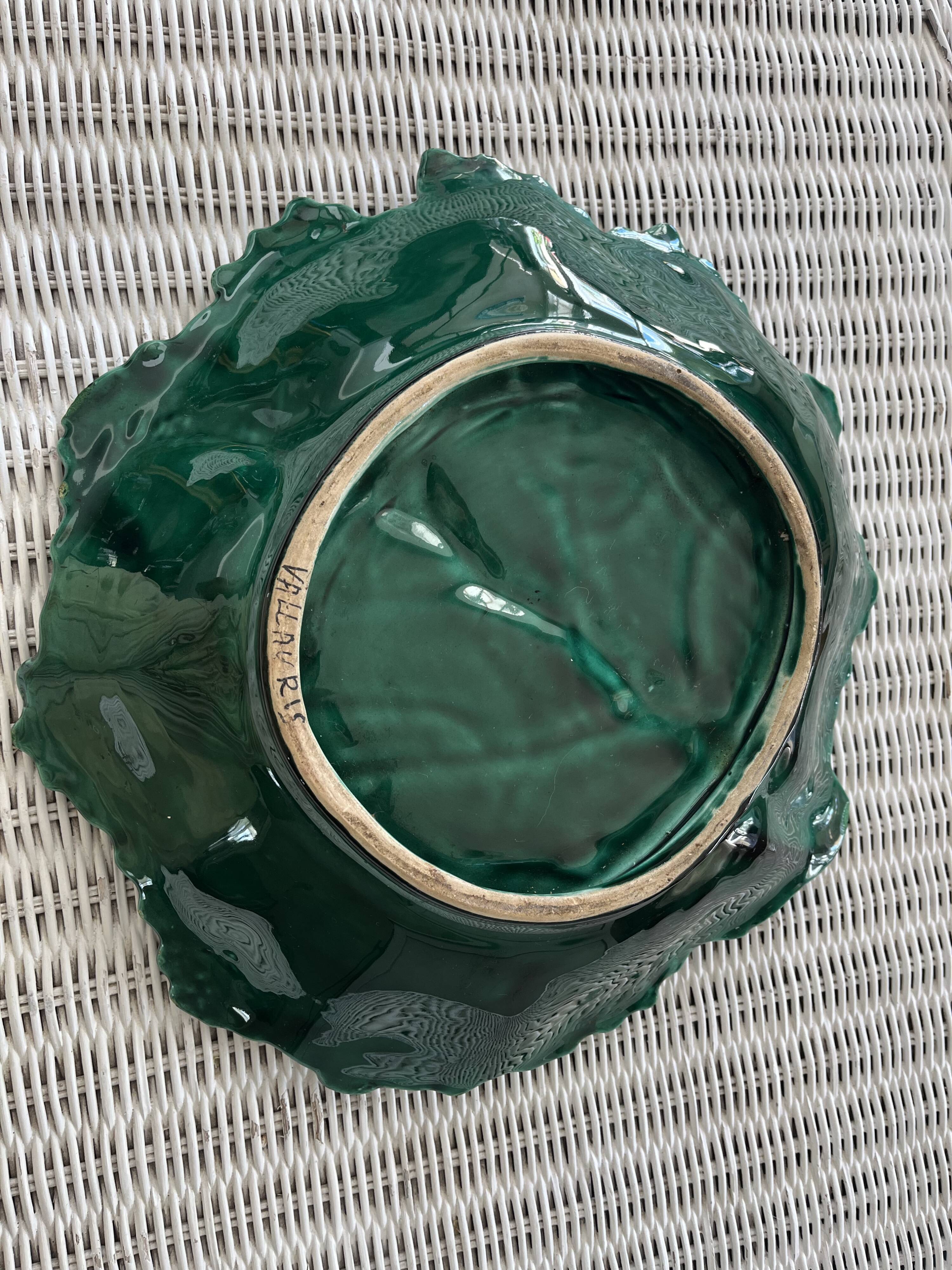 Vallauris ceramic dish