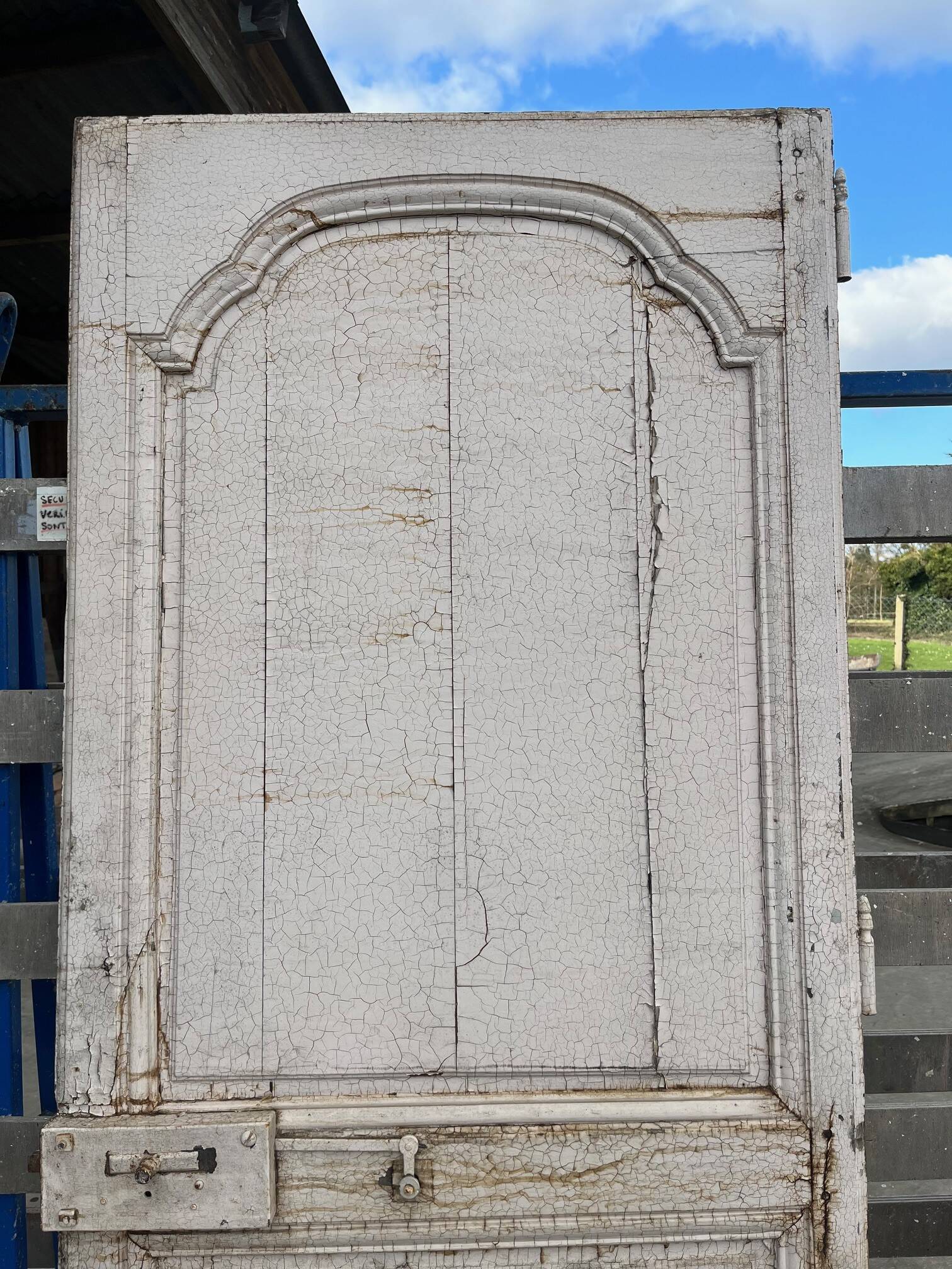 porte ancienne à double face , époque 18e