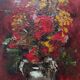 Hst still life bouquet flower in vase by willy jager 1960 germany 1960
