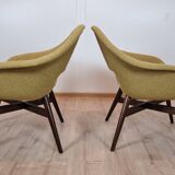 Restored shell armchairs by Miroslav Navratil