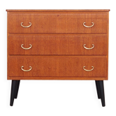 Teak chest of drawers, Swedish design, 1970s, production: Sweden