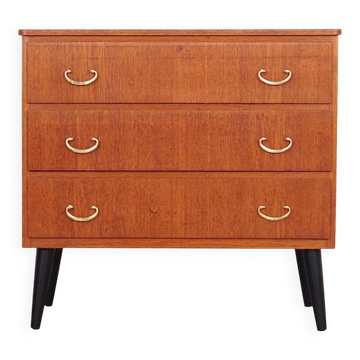 Teak chest of drawers, Swedish design, 1970s, production: Sweden