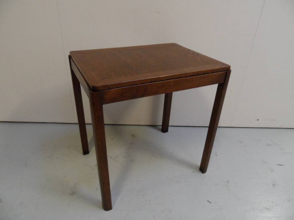 Art Deco oak sidetable