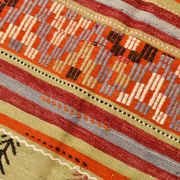 6x12 Soft Orange & Red Turkish Kilim Rug, 180x340Cm