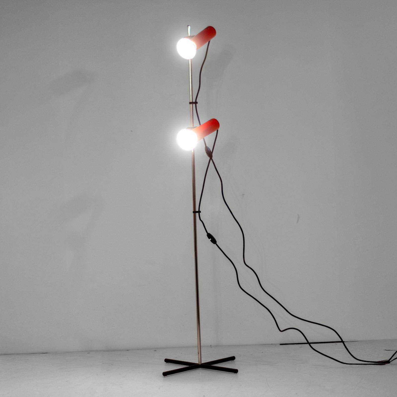 Metal Floor Lamp, Targetti Sankey, Italy 1970s