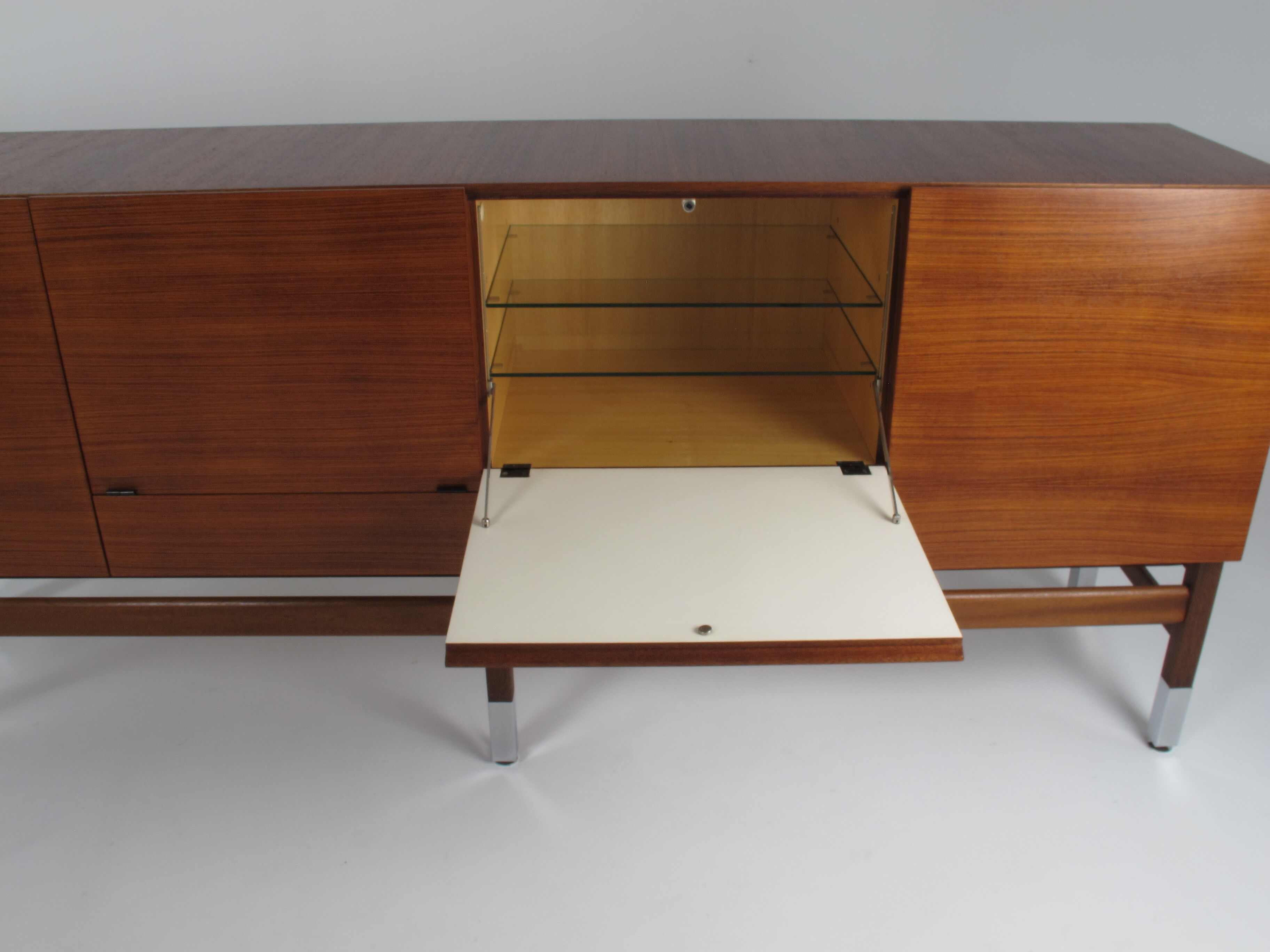 Rosewood sideboard by Robert Debiève for "les Huchers Minvielle"