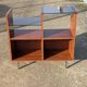 Meuble rangement Hi-Fi vinyles moderniste vintage 1960