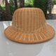 Chapeau, casque colonial, en rotin, osier, décoration murale, 1960 - 1970