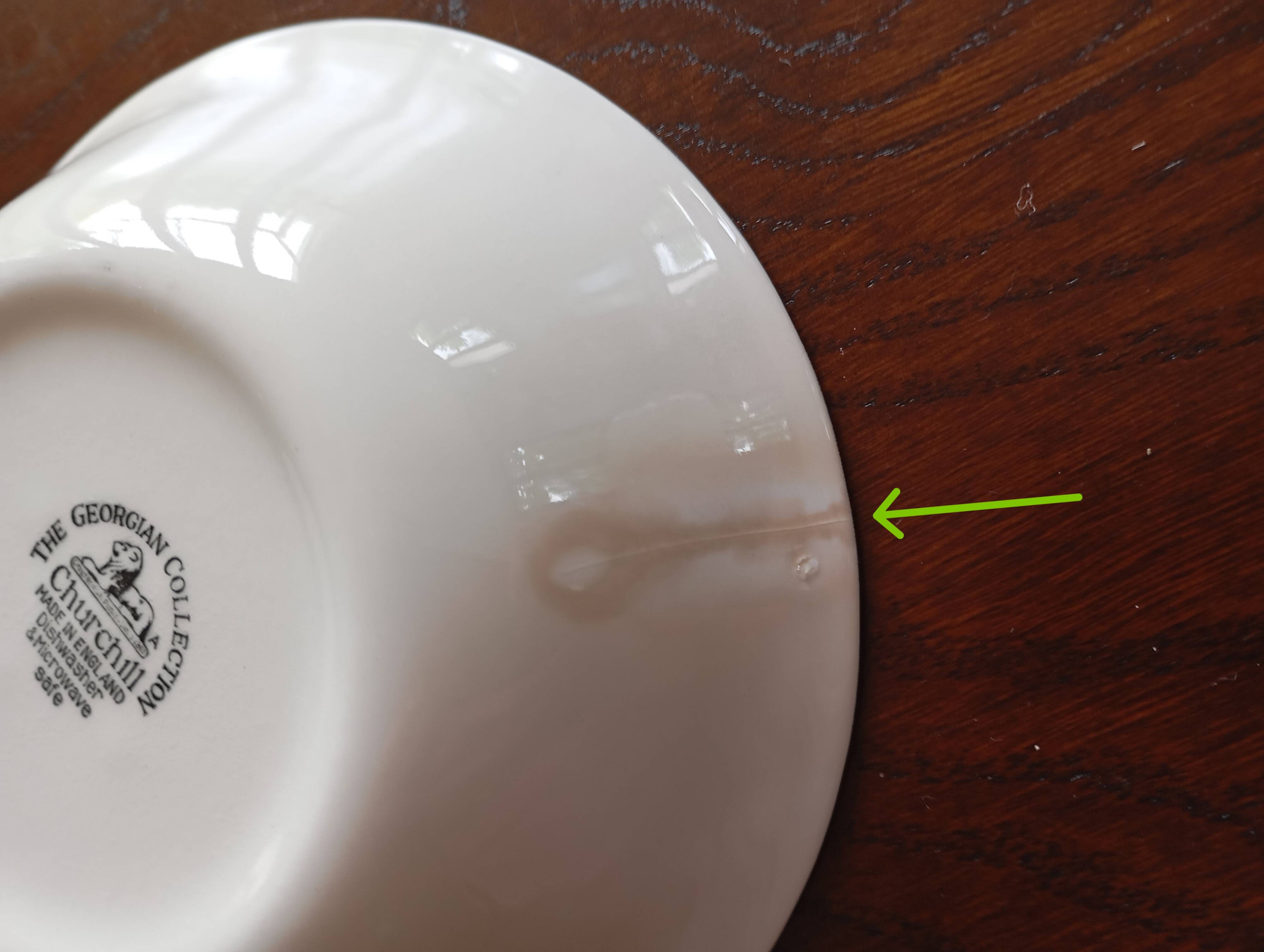6 English Churchill bowls "The Georgian Collection"
