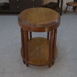 Art Deco solid oak oval table 1930