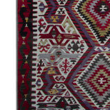 Vintage handmade turkish wool rug 156 x 312 cm