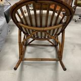 Louisiana rattan rocking chair
