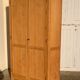 Parisian wardrobe solid oak raw 1940