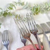 Set of 8 Vintage Mismatched Forks
