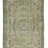 Turkish Anatolian Handmade Vintage Area Rug 210 cm x 134 cm