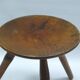 Small stool, tripod, flower stool, milking stool, vintage stool