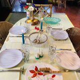 6 assiettes plates Voile Niderviller