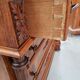 Antique chest of drawers carved in walnut XIX