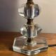 Lampe pied en verre