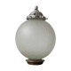 Mid-century diffused glass pendant light